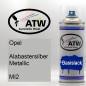 Preview: Opel, Alabastersilber Metallic, MI2: 400ml Sprühdose, von ATW Autoteile West.